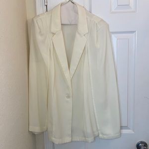 White Blazer/Cape / Cloak